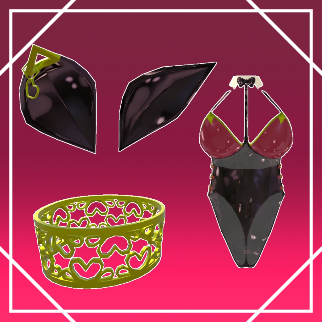 【Leeme&Reeva向け】PVCバニー