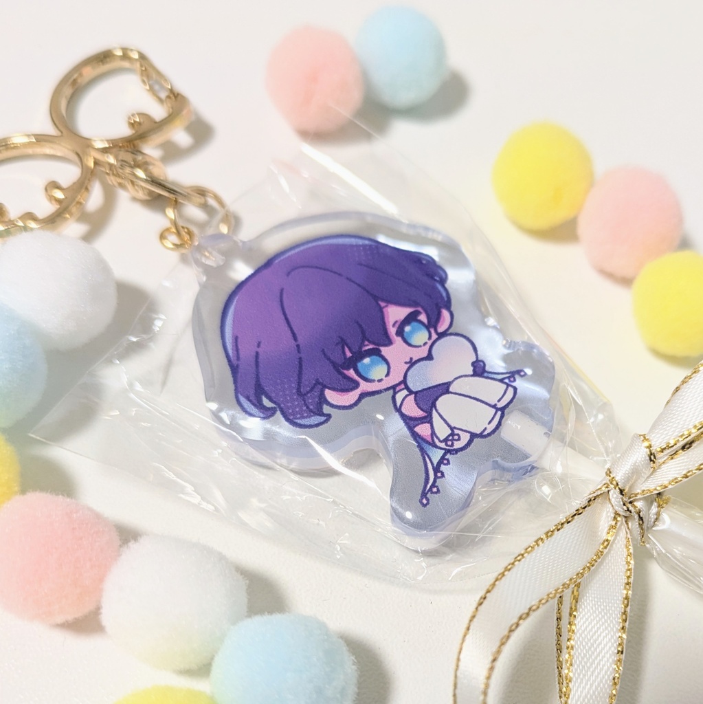 【Obey Me!╎メゾン煉獄組】キャンディ風アクリルキーホルダー