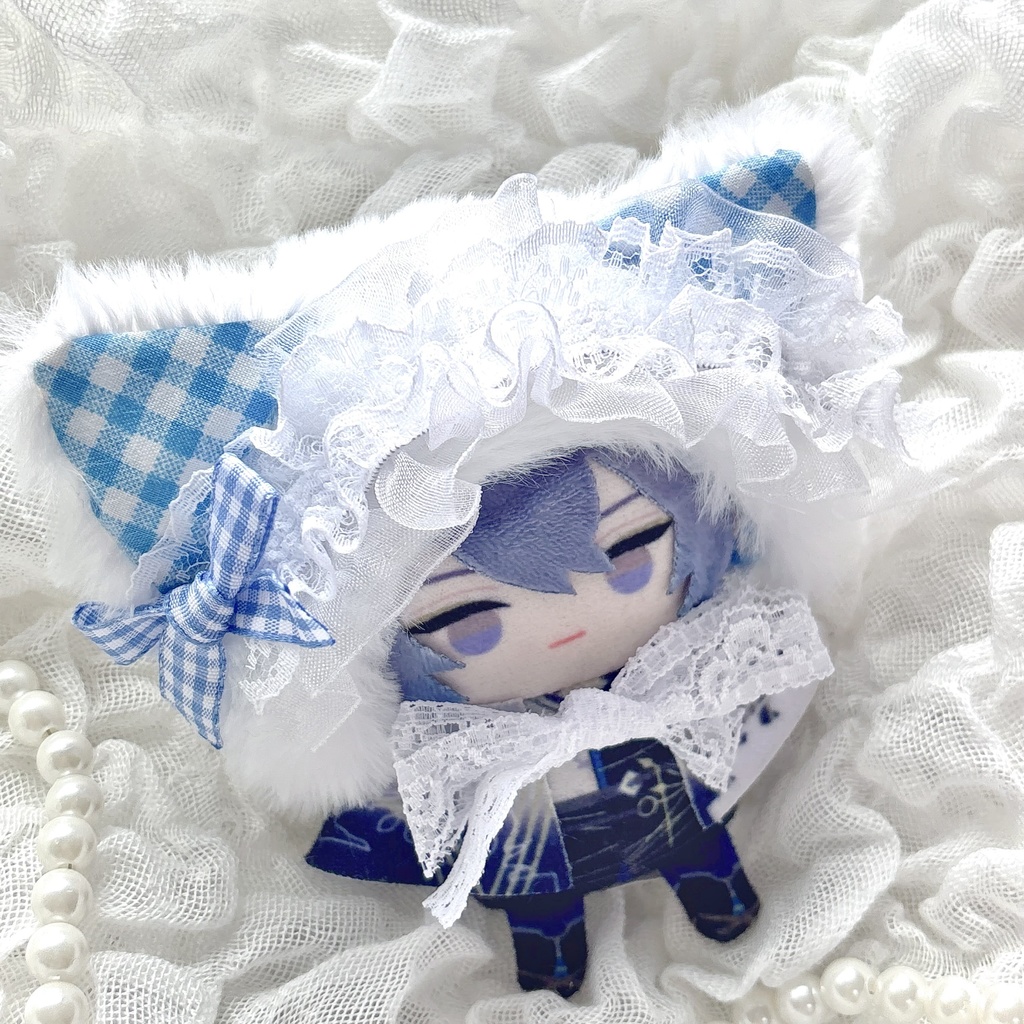 ふわふわcat (チェック柄)