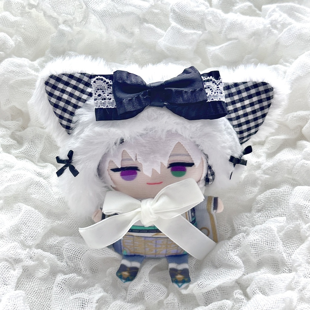 ふわふわcat (チェック柄)