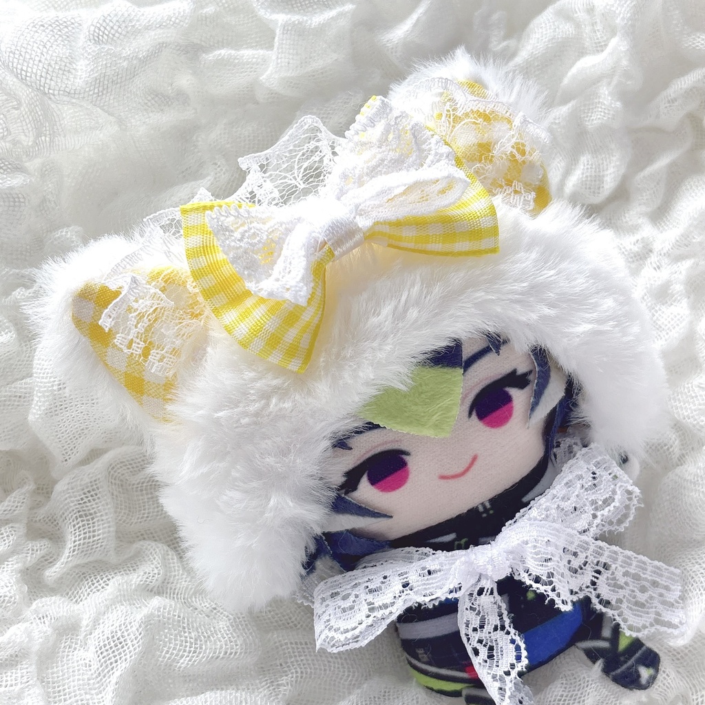 ふわふわcat (チェック柄)