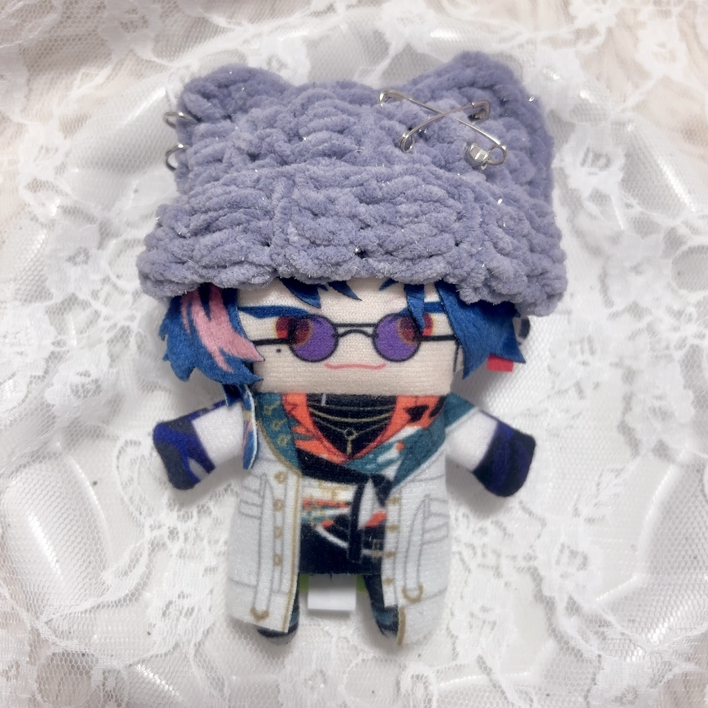 ラメ 折り返し帽子