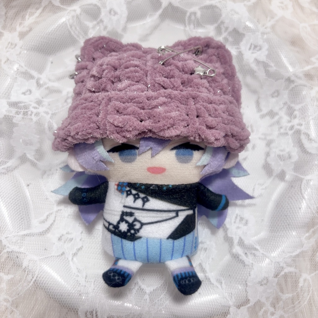 ラメ 折り返し帽子