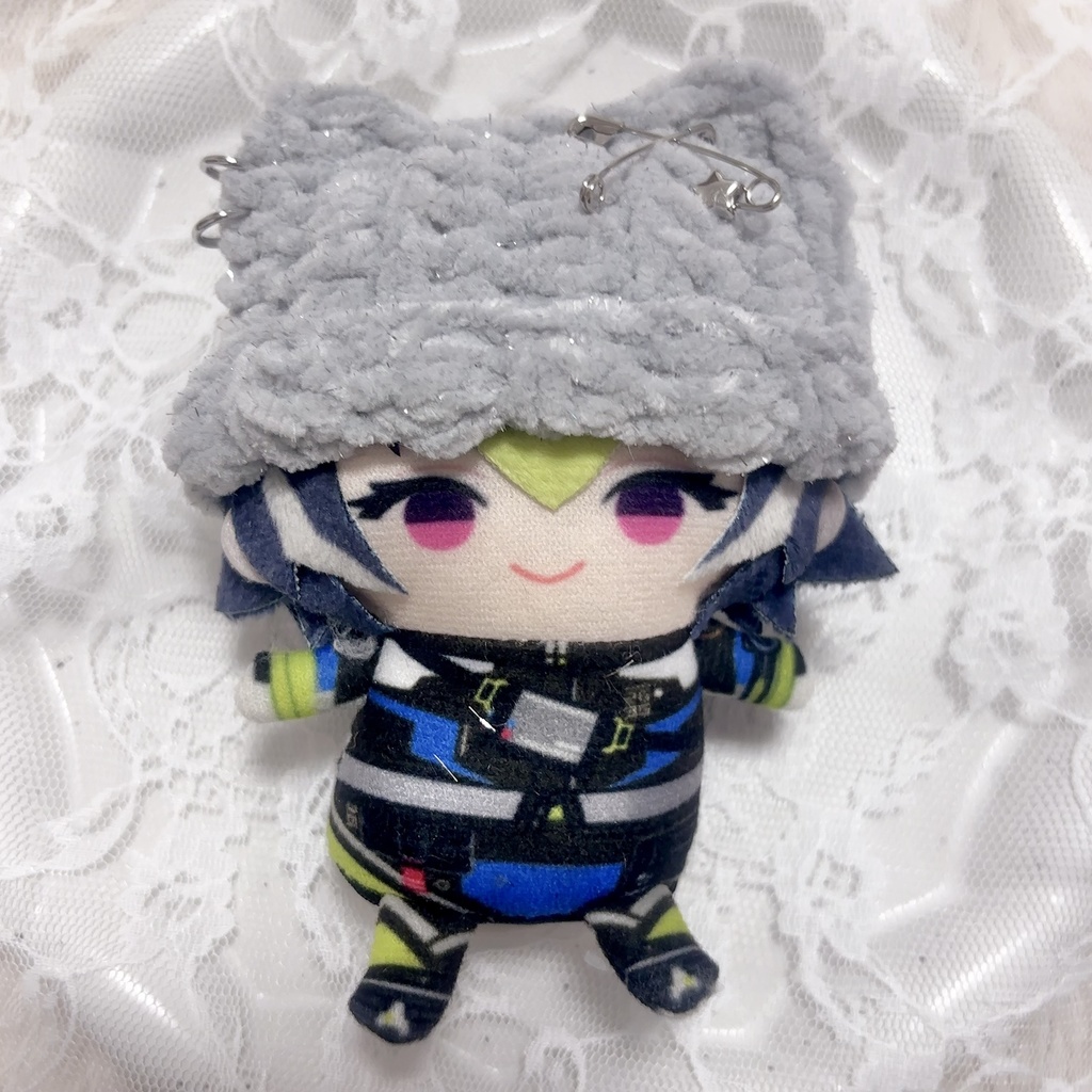 ラメ 折り返し帽子