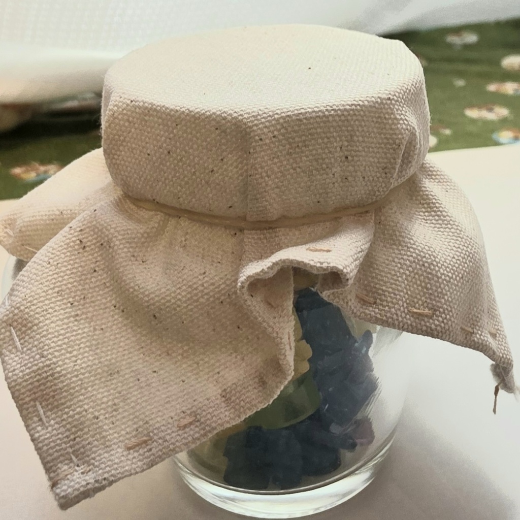 ヘビさんの髪飾り(ひらがなレジン入り瓶に入ってお届け)