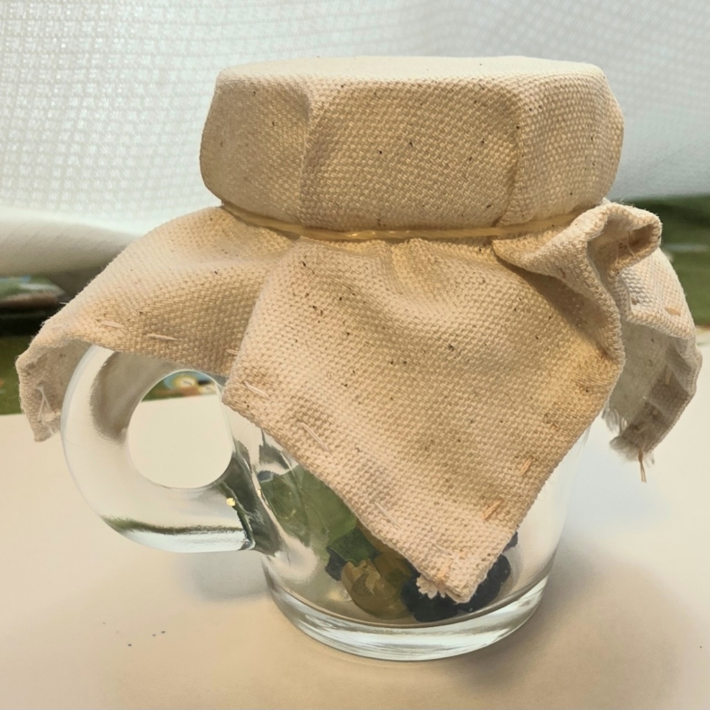 ヘビさんの髪飾り(ひらがなレジン入り瓶に入ってお届け)