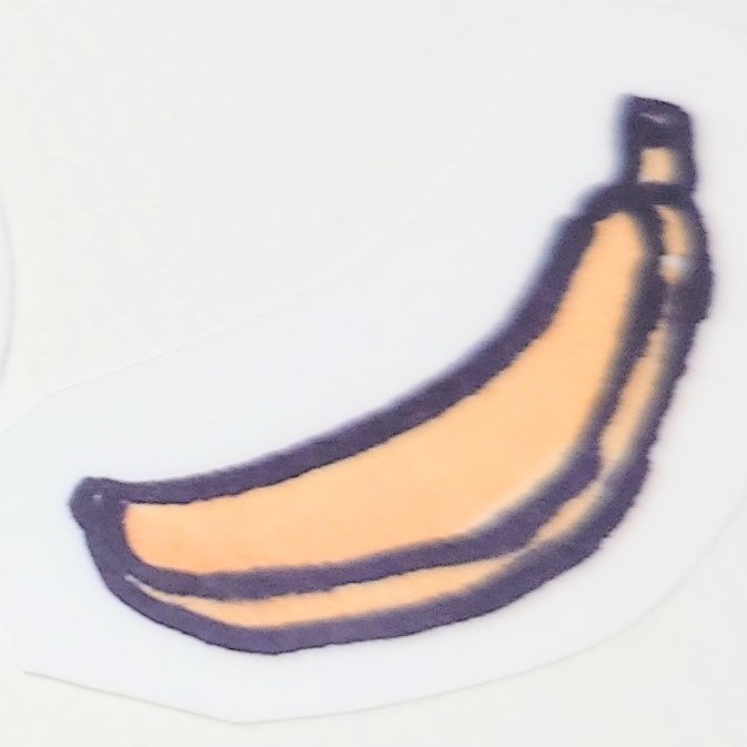 うさぎさんとバナナ🍌のステッカー