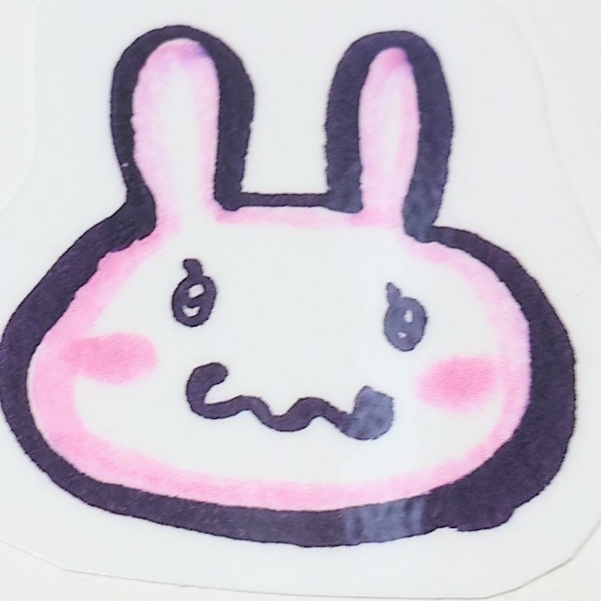 うさぎさんとバナナ🍌のステッカー