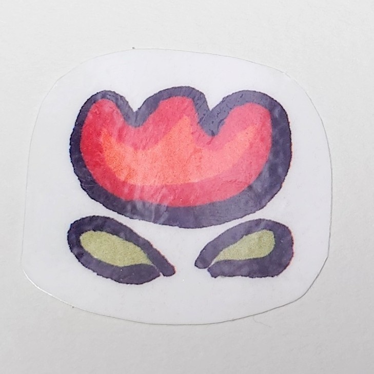 お花のステッカー