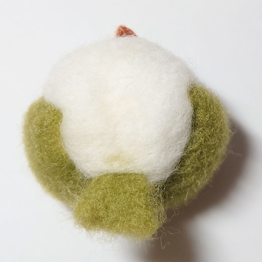 フェルトの鳥さん(緑)