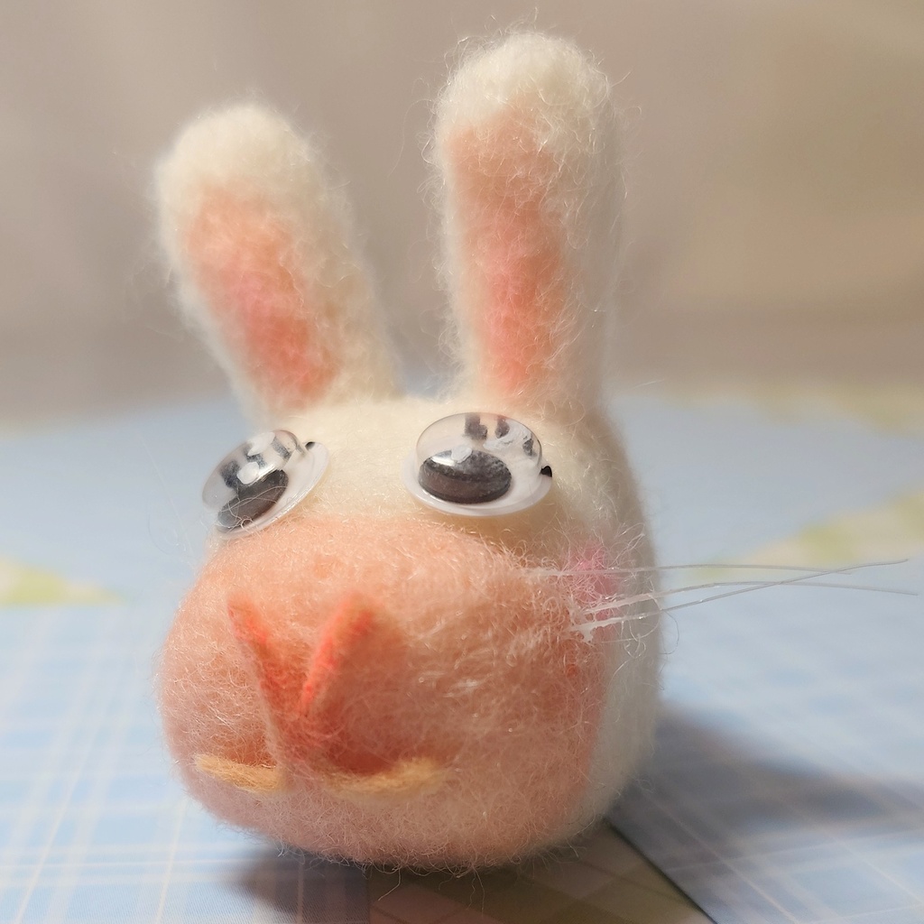 フェルトうさぎさん3さん人形