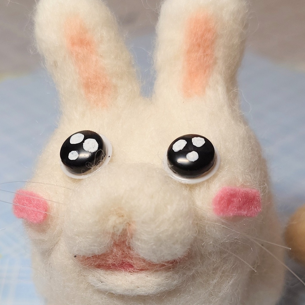 フェルトうさぎさん3さん人形