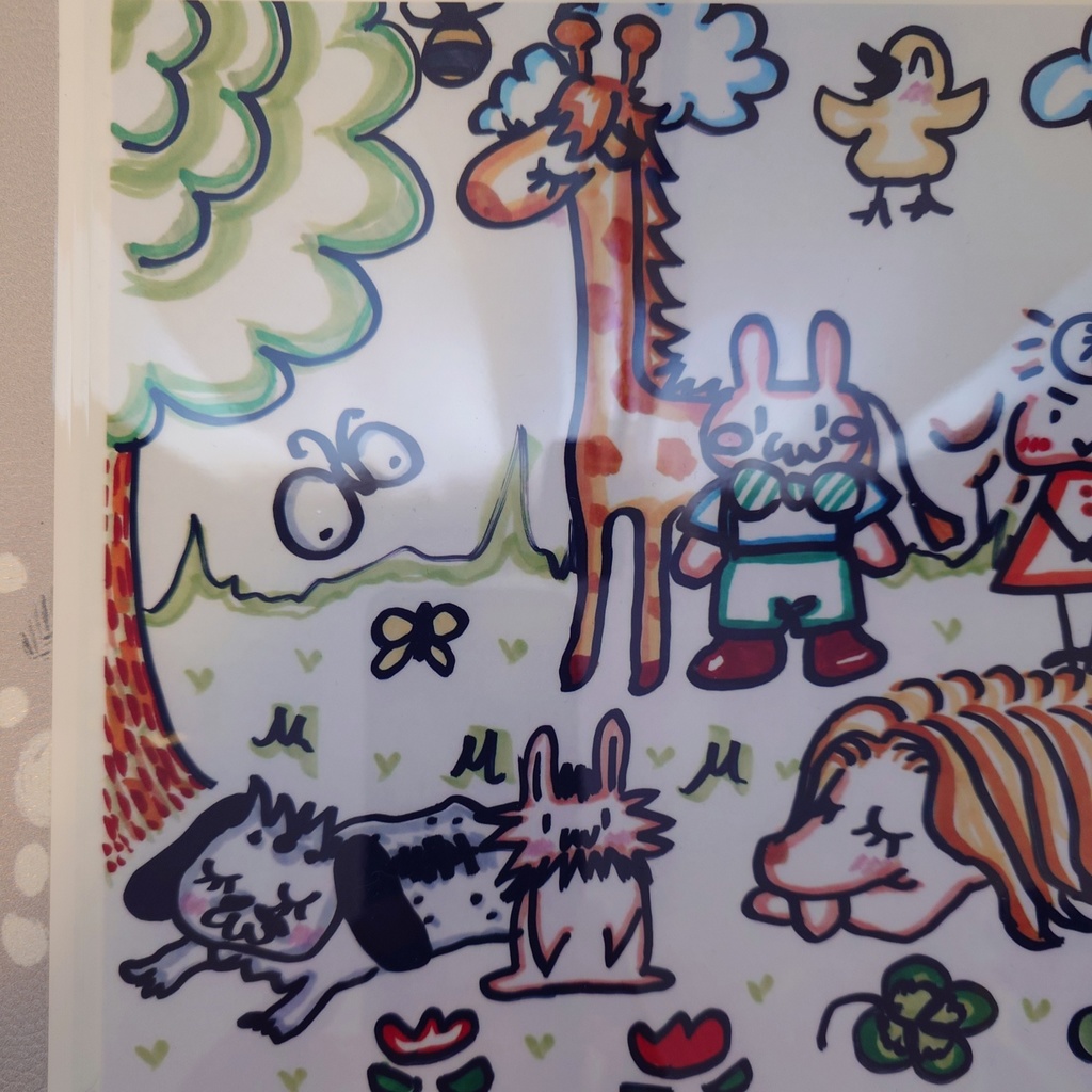 透明)ぴょんモフと仲間たちステッカー