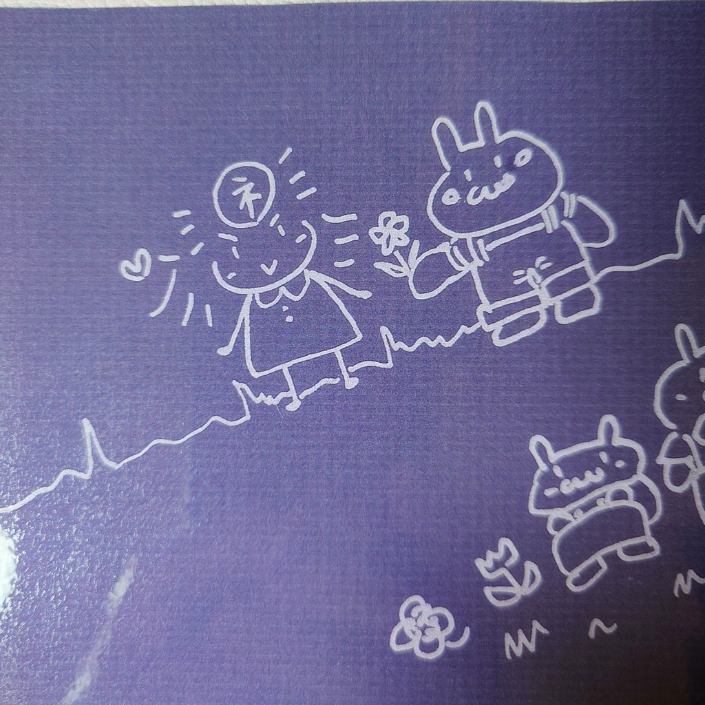 ステッカー、neboさんとぴょんモフとお兄ちゃんともふ美ちゃん