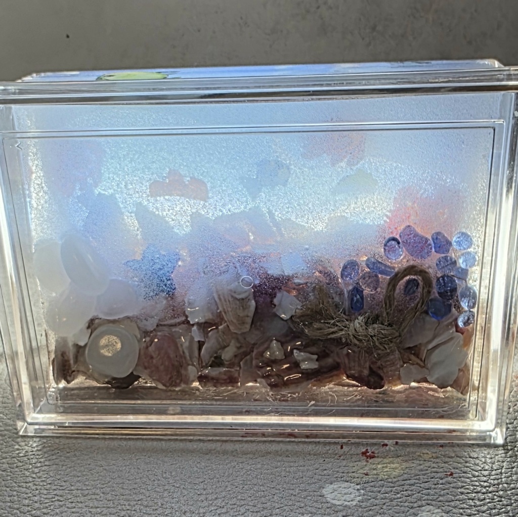 レジンアート作品(海の中)