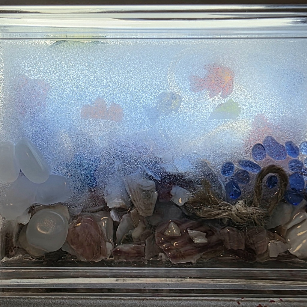 レジンアート作品(海の中)