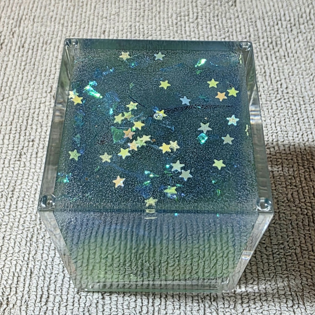 キラキラと魚の箱