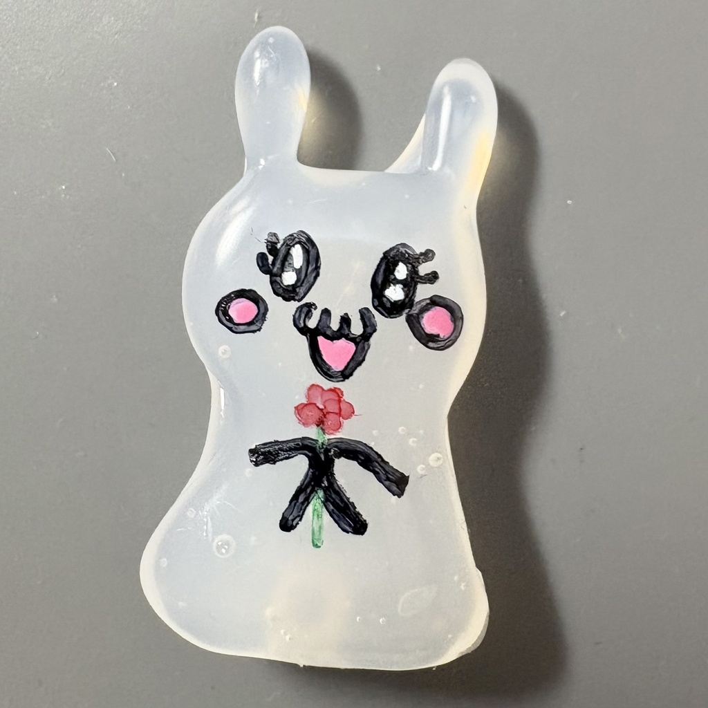 うさぎさん(グルーガン)3羽のうさぴょん