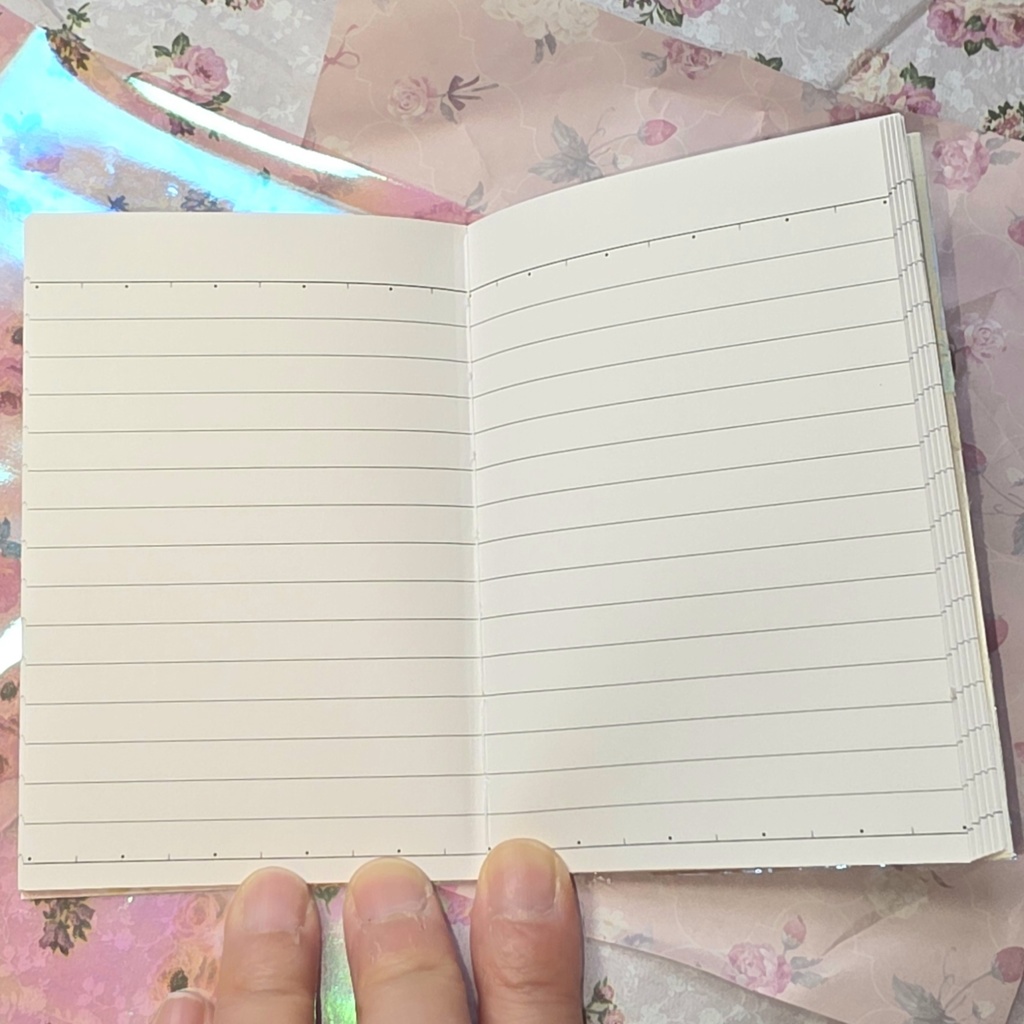 コラージュノート うさぎとフルーツ