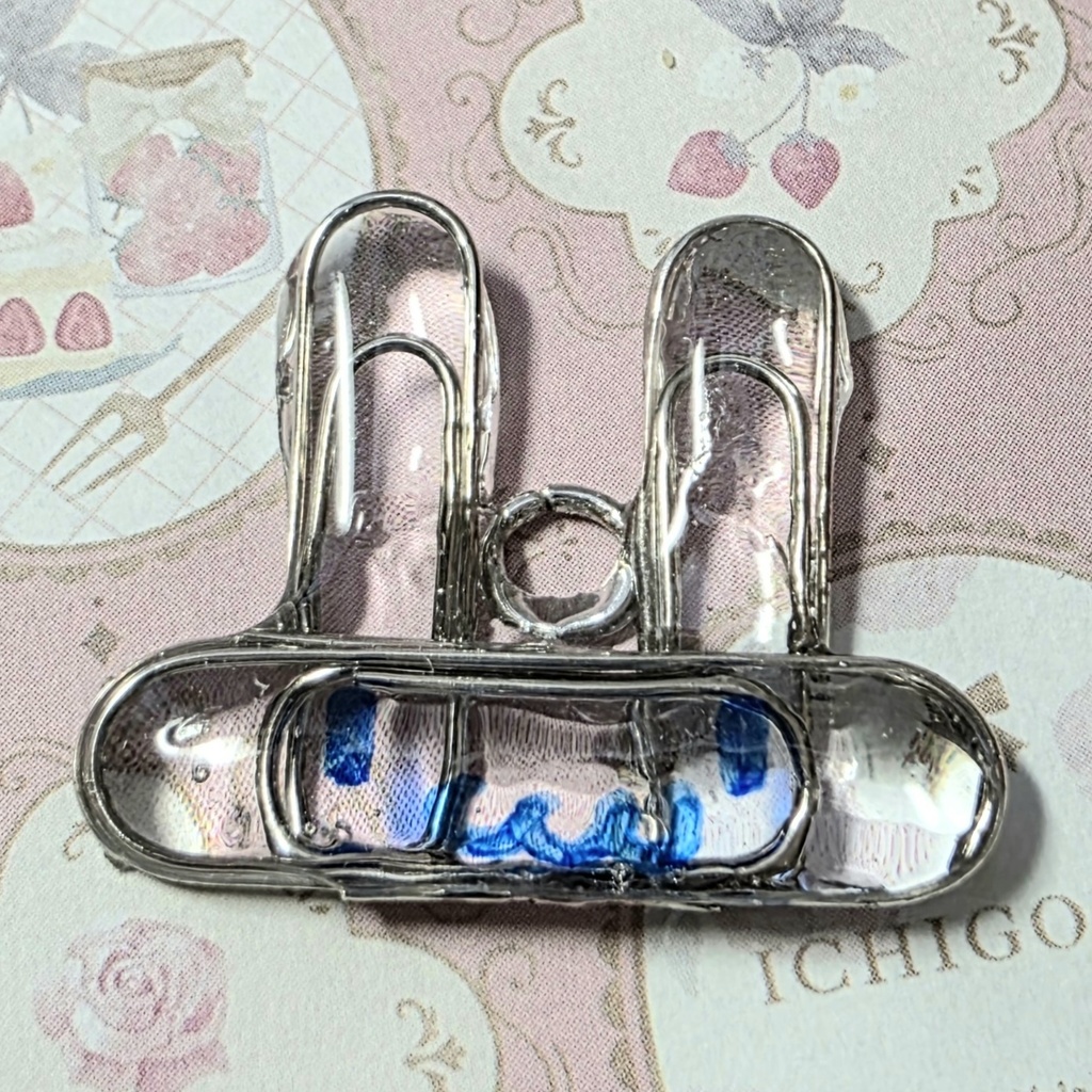 クローバー&お花モチーフネックレスとうさぎ