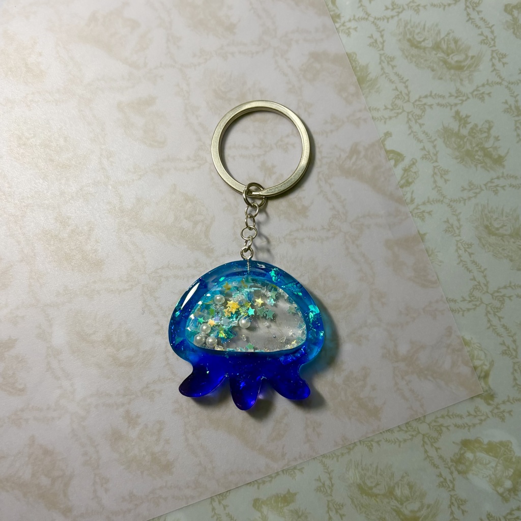 クラゲの海キーホルダー