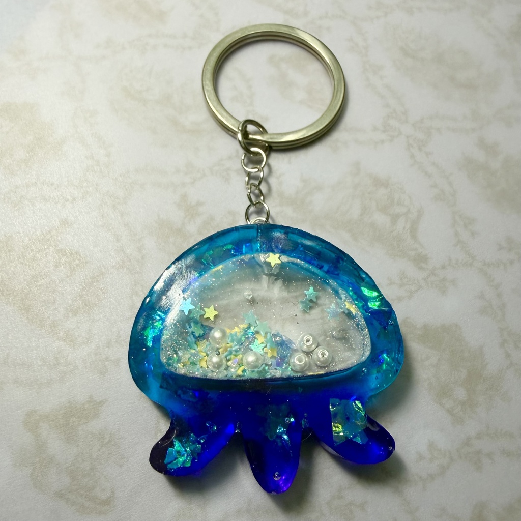 クラゲの海キーホルダー