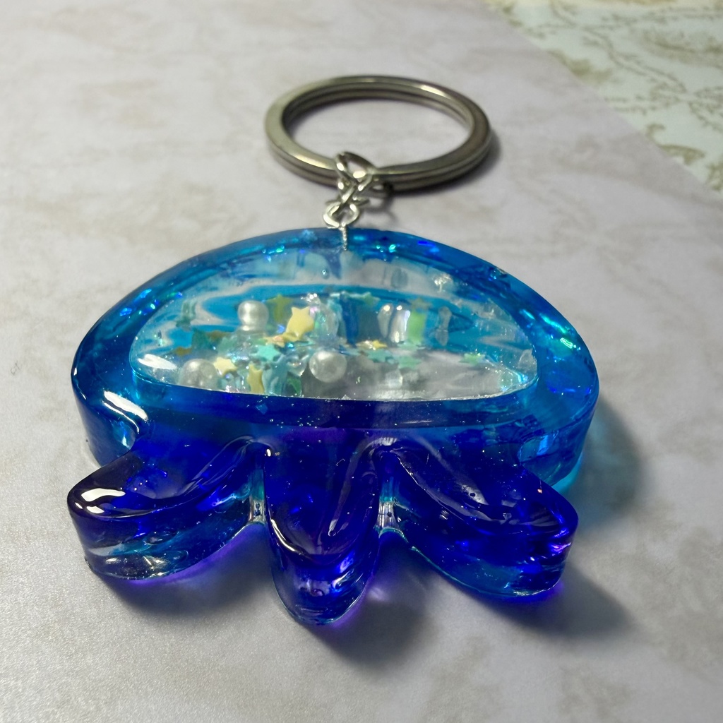 クラゲの海キーホルダー