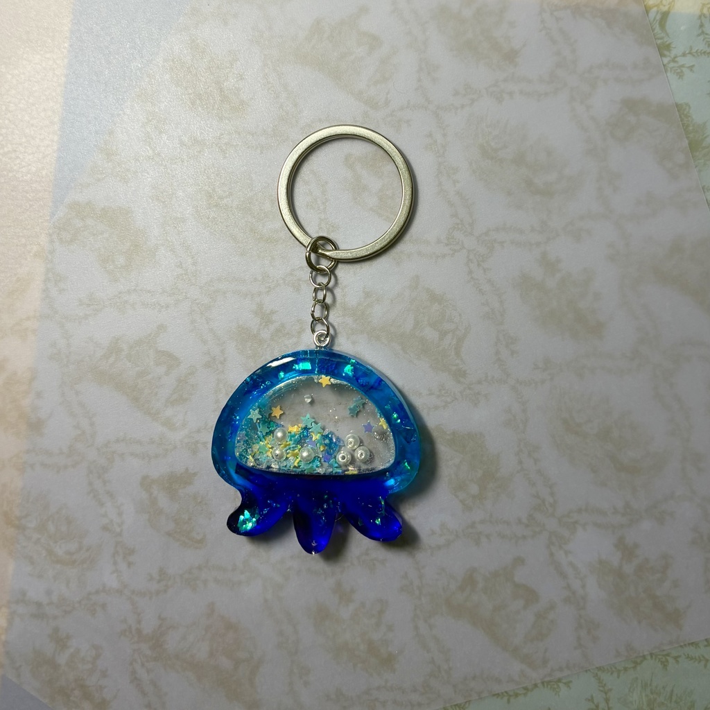 クラゲの海キーホルダー