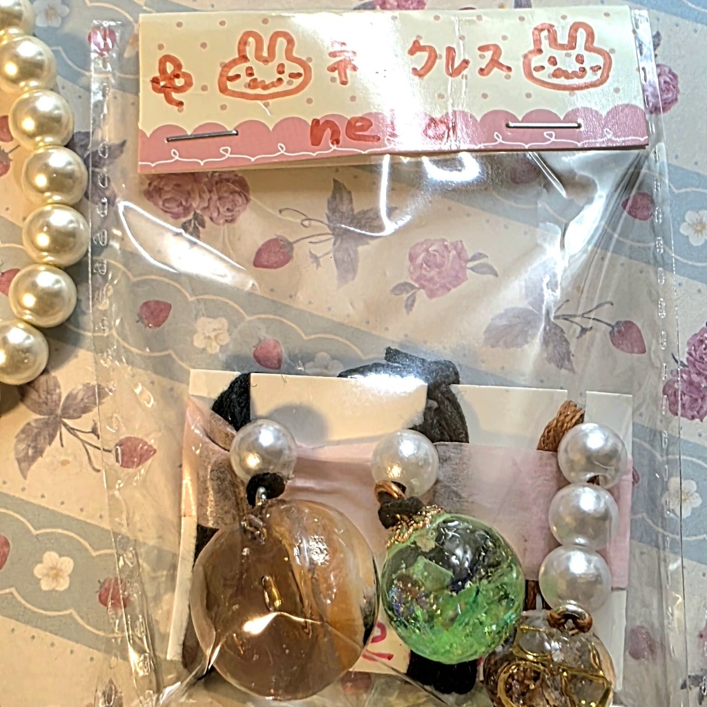 ネックレス&ストラップ交換できるパーツセット