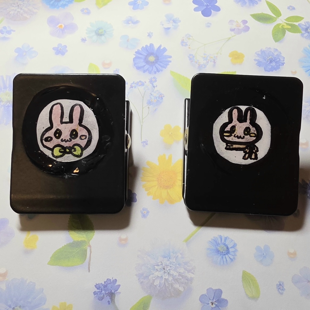 ぴょんモフとみみ美ちゃんのマグネットクリップ