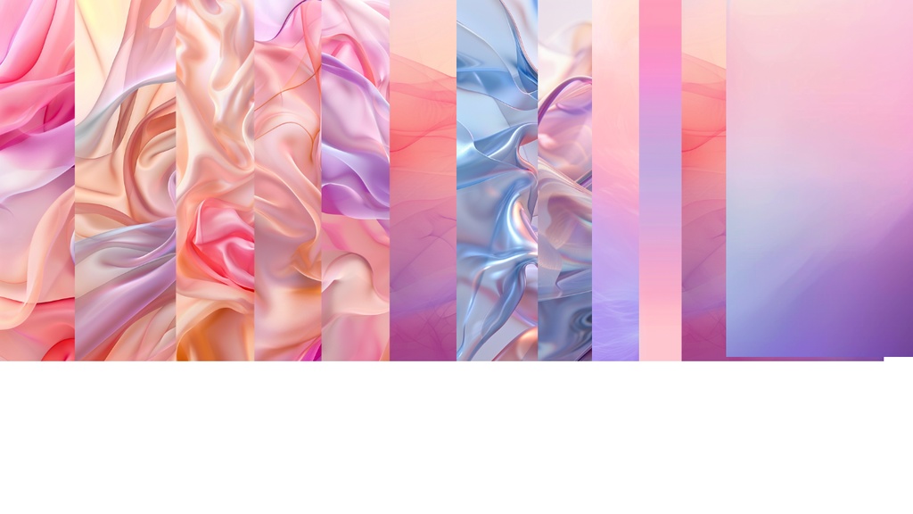 【16枚セット】Soft Pastel Abstract スマホ壁紙|高画質PNG|ピンク/ブルー/パープル/ラベンダー