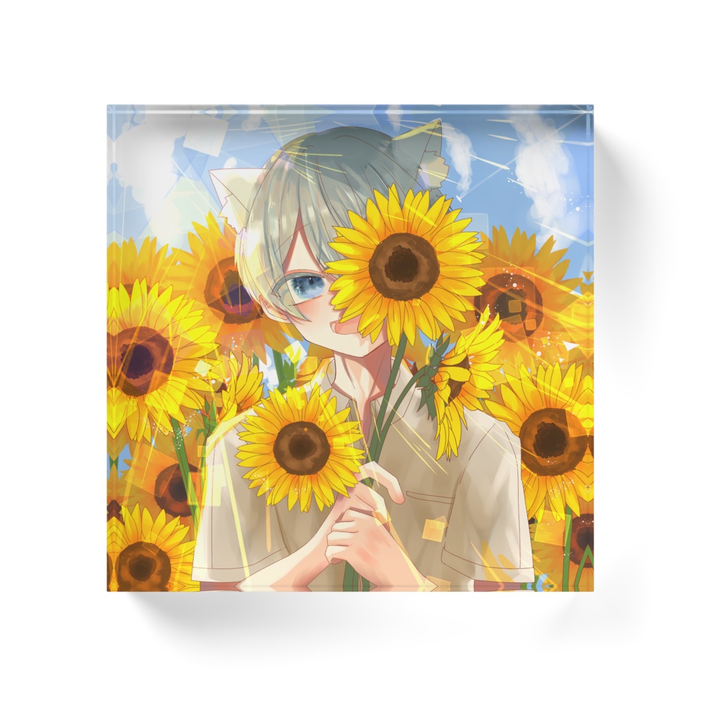 ぴゅんちゃんのひとなつを切り取って閉じ込めたブロック illust:りんね