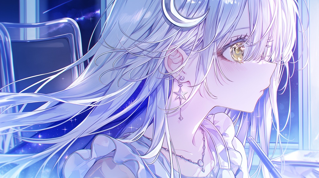 【商用可能BGM】Yoru no Prism | かわいいChill BGM【配信・動画・作業向け】