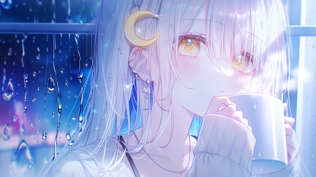 【商用可能BGM】Rainy Latte | かわいいChill BGM【配信・動画・作業向け】