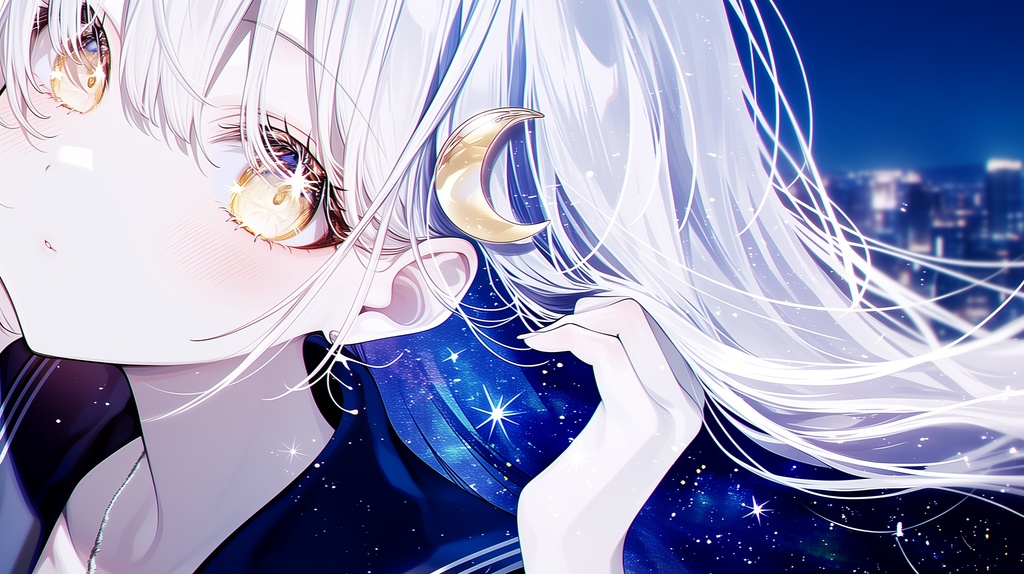 【商用可能BGM】Moonlit Sparkle | かわいいChill BGM【配信・動画・作業向け】