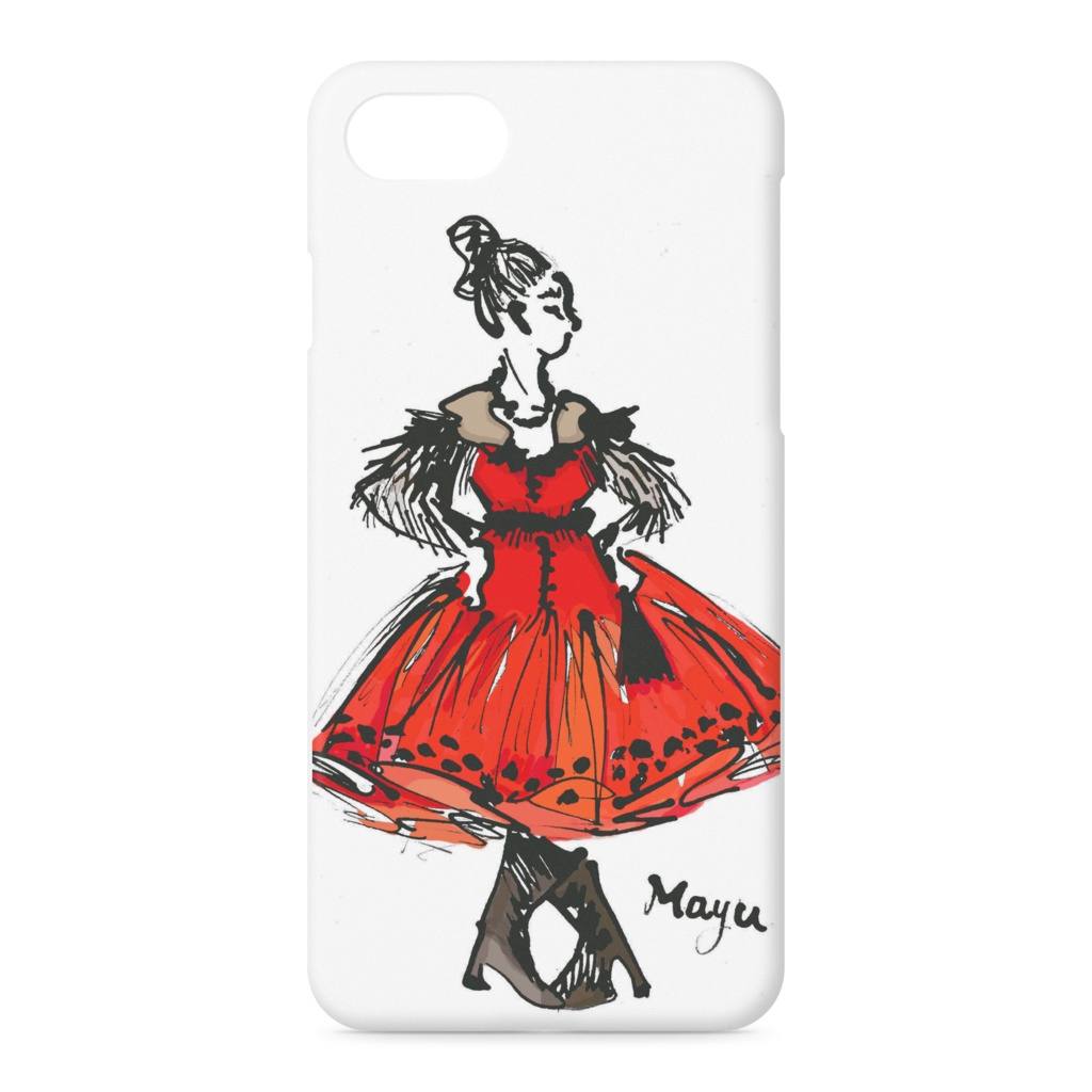 Flamenco Dancer   iPhone ケース　for iPhone 8 / 7 iPhone XS / X