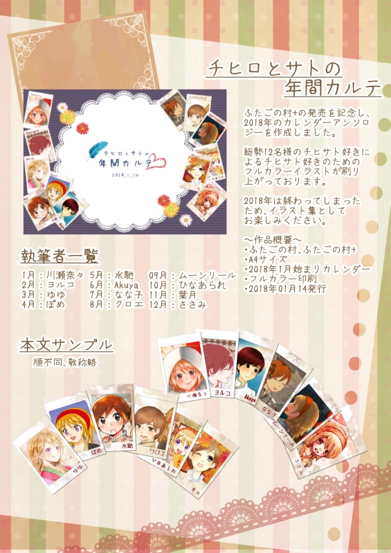 チヒロとサトの年間カルテ