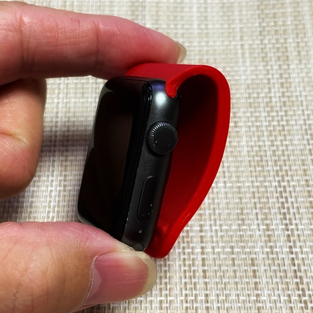 【無印】Apple Watch用クリップアクセサリー 『りんごの皮』