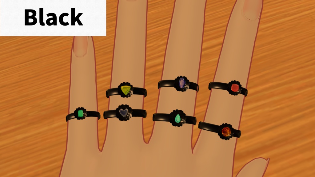 【7種セット】Jewelry Ring
