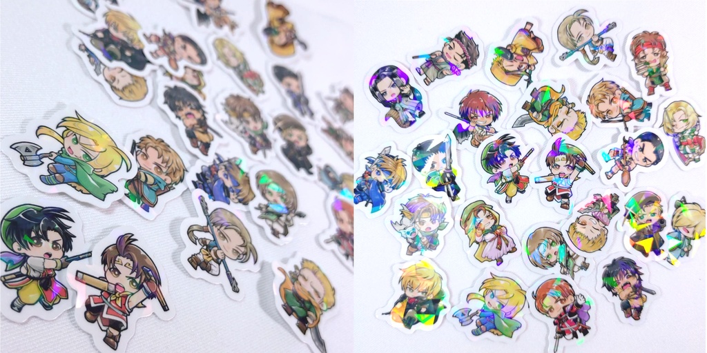 キラキラステッカーセット
