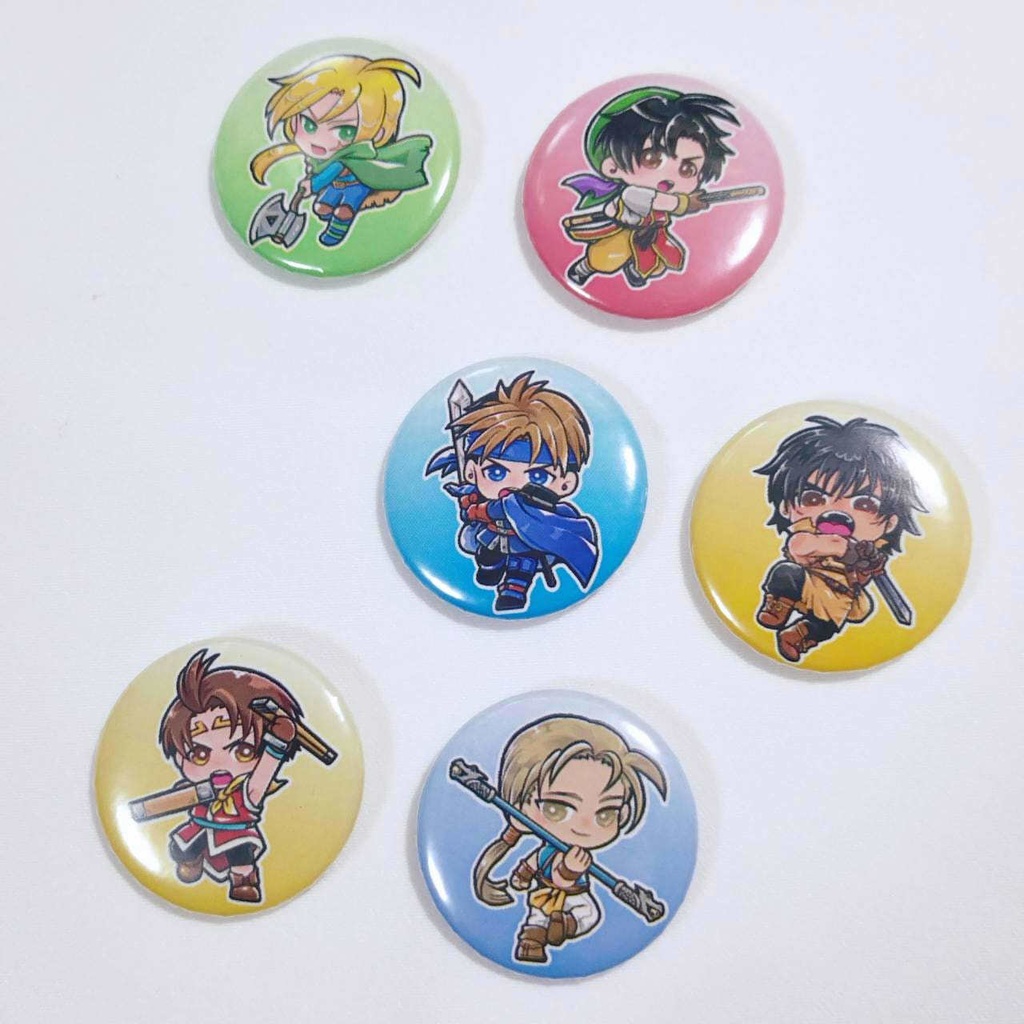 ミニキャラ缶バッチ