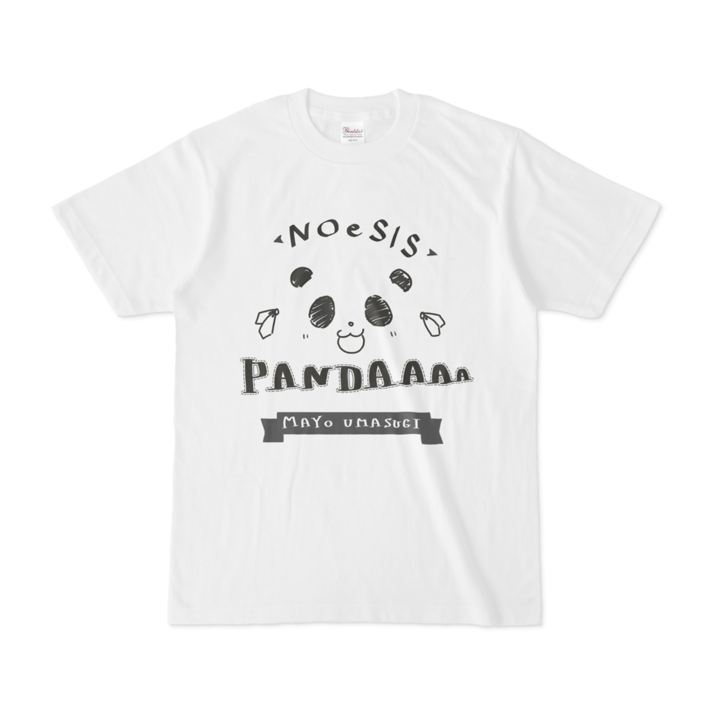 ぱんだTシャツ(黒)