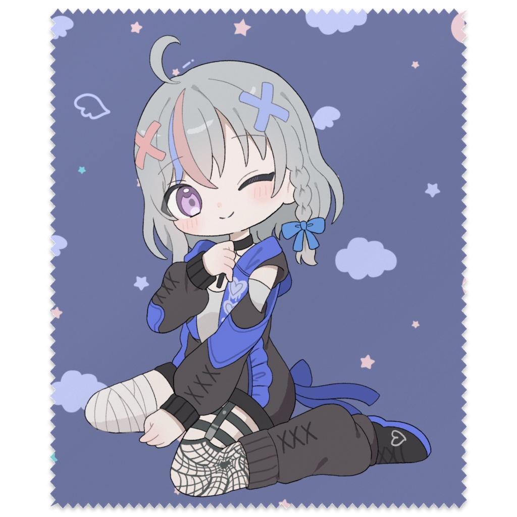 SDかいむイラスト眼鏡拭き