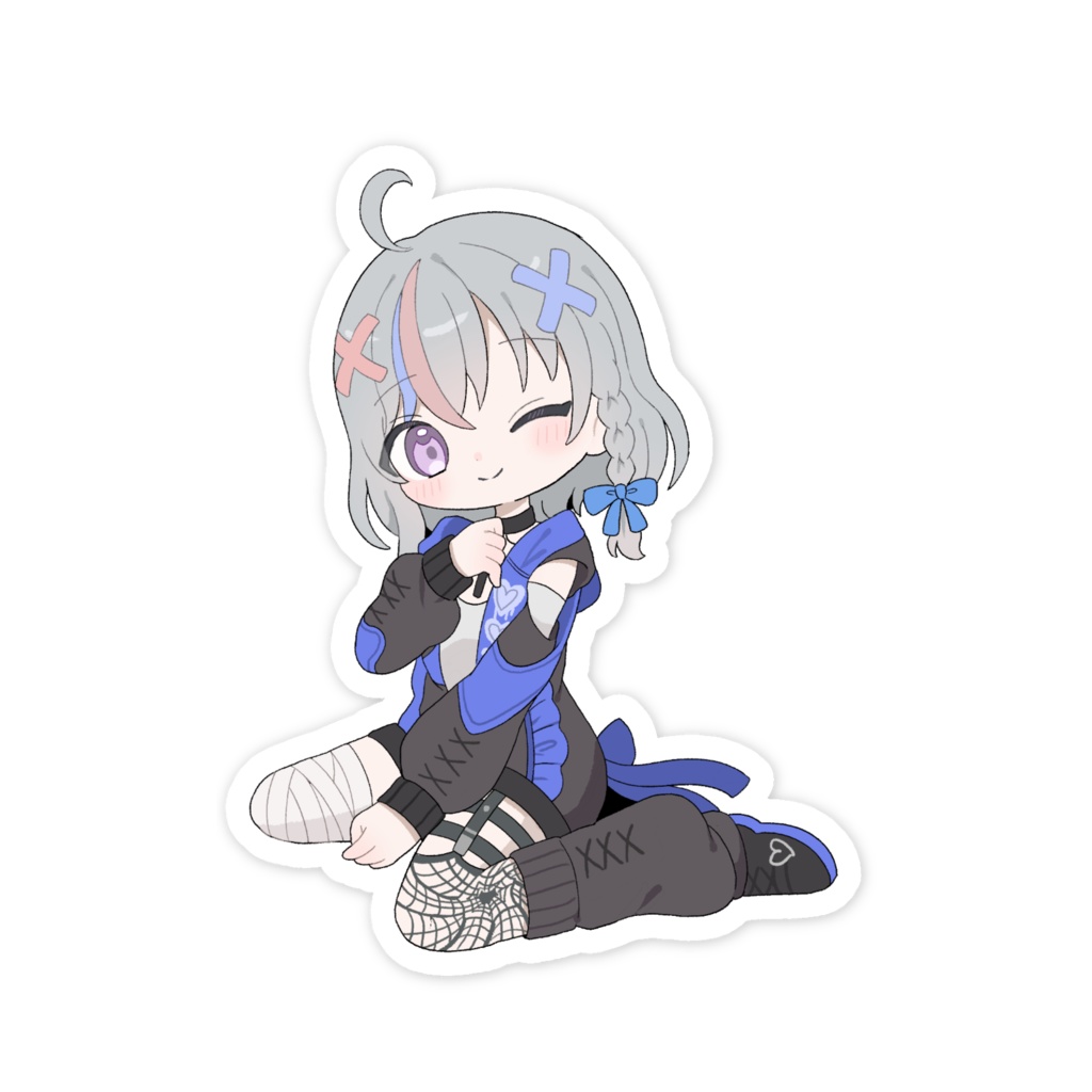 SD皆無イラスト スマホステッカー