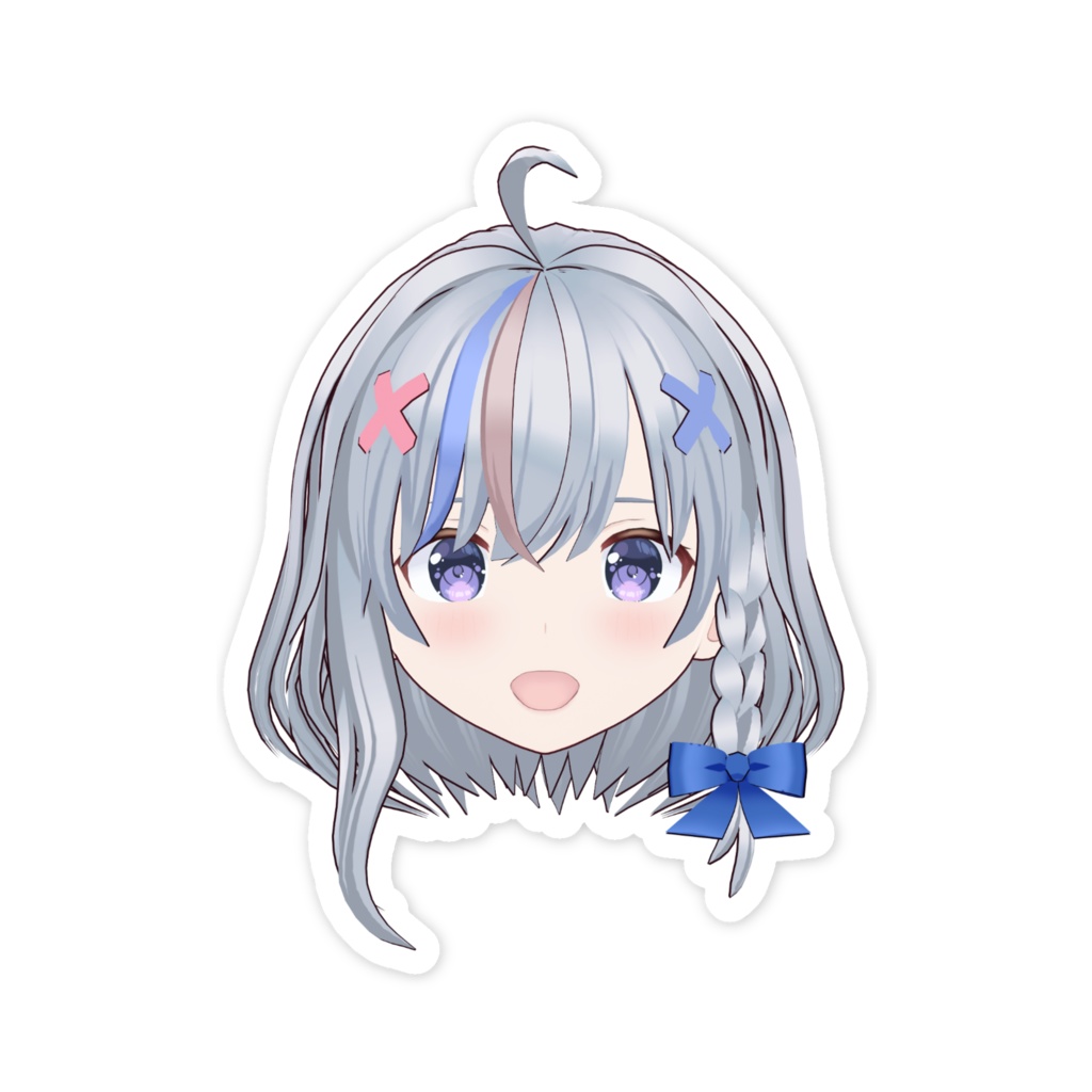 生首スマホステッカー