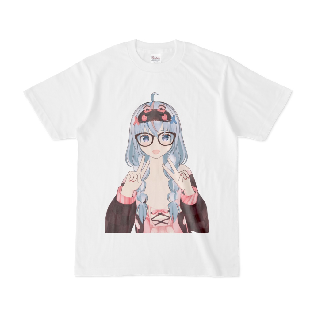眼鏡皆無ダブルピースTシャツ