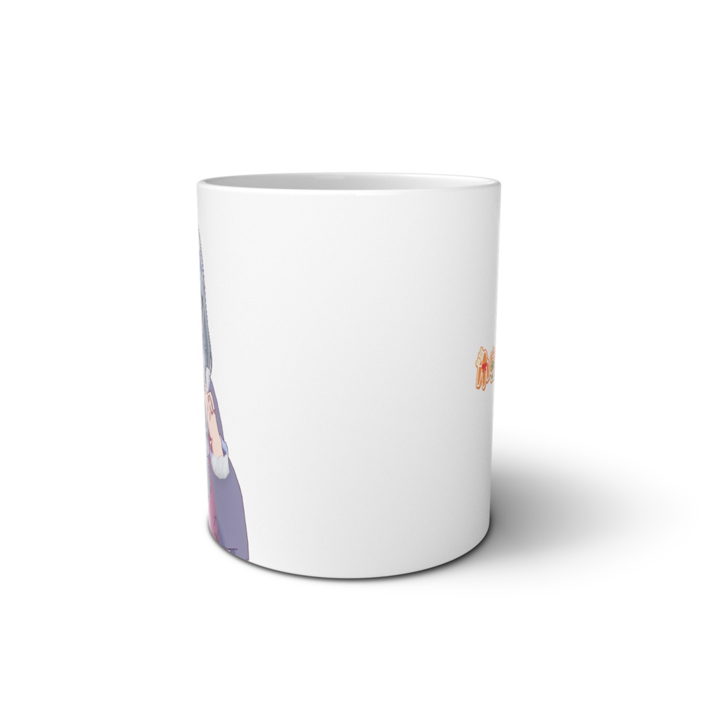 眼鏡皆無ダブルピースマグカップ