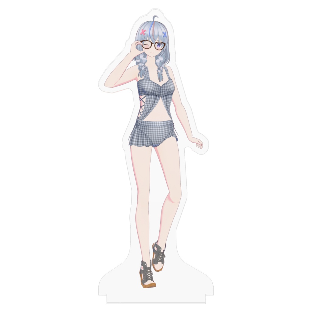 メガネ皆無水着アクスア