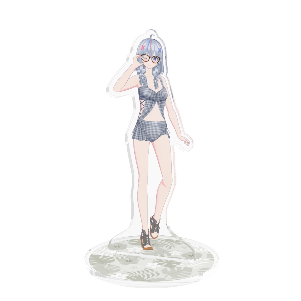 メガネ皆無水着アクスア
