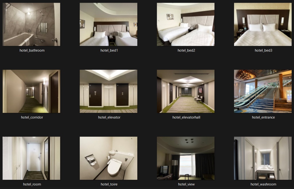 写真素材2 | 古民家・ホテル・自然・トンネル 〖 無料配布 〗